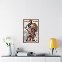 16407878356550381502_2048.jpeg Weapons for Liberty - U.S.A. bonds - J.C. Leyendecker (c. 1918) - Patriotic WWI Poster Print