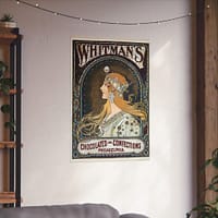 16478445494198119551_2048.jpeg Zodiac (Whitman's Chocolates and Confections) - Alphonse Mucha (1896) - Art Nouveau Poster Print