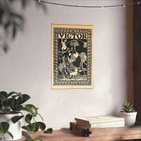 16529688113395830000_2048.jpeg Victor Bicycles ad – William Henry Bradley (c. 1896) – Art Nouveau Poster Print