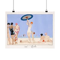 16681098535821659027_2048.jpeg Au Lido, Plate no.14 - George Barbier (1920) - Art Deco Poster Print