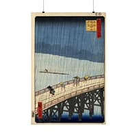 16754151117950397894_2048.jpeg Sudden Shower over Shin-Ōhashi Bridge and Atake – Utagawa Hiroshige (1857) – Japanese Woodblock Poster Print