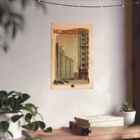 16808028531250901051_2048.jpeg Moscou (Moscow) – Intourist (1936) – Vintage Travel Poster Print