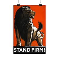 16854161893967231139_2048.jpeg Stand Firm! - Tom Purvis (1943) - Patriotic WWII Poster Print