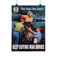 17031864061963319021_2048.jpeg 6th War Loan - The Sky's the Limit! Keep Buying War Bonds - Courtney Allen (1944) - Patriotic WWII Poster Print