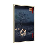 170551069202231659_2048.jpeg Fox Fires on New Year's Eve at the Garment Nettle Tree at Oji - Utagawa Hiroshige (1857) - Japanese Woodblock Canvas Print