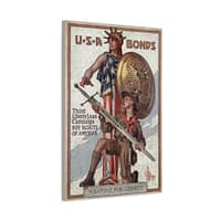 17055257972927603599_2048.jpeg Weapons for Liberty - U.S.A. bonds - J.C. Leyendecker (c. 1918) - Patriotic WWI Canvas Print