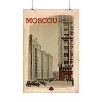 17102104079189951385_2048.jpeg Moscou (Moscow) – Intourist (1936) – Vintage Travel Poster Print