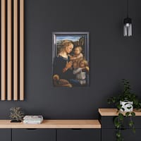 17132759792669345975_2048.jpeg Madonna and Child with Two Angels – Fra Filippo Lippi (c. 1465) – Renaissance Canvas Print