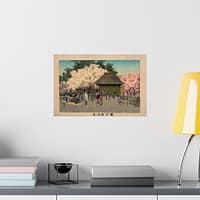 17260247636882803352_2048.jpeg Plum Garden at Kameido – Kobayashi Kiyochika (1879) – Japanese Woodblock Poster Print