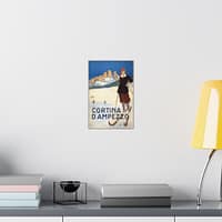 17326638684314356533_2048-1.jpeg Cortina d’Ampezzo, Italy – ENIT Italian National Tourist Board (c. 1920) – Vintage Travel Poster Print