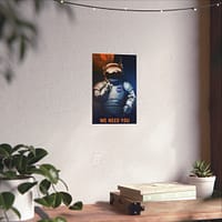 17724454323952097827_2048.jpeg We Need You – NASA Recruitment Ad – Space Age Poster Print