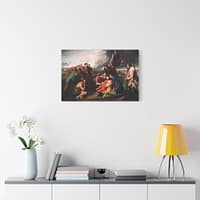 17905652652470728533_2048.jpeg The Death of General Wolfe – Benjamin West (1770) – Classical Canvas Print