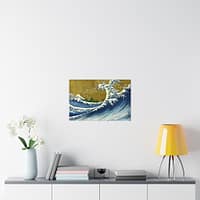 17909144127395356117_2048.jpeg Kaijo no Fuji (Fuji Seen from the Sea) - Katsushika Hokusai (1834) - Japanese Woodblock Poster Print