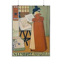 18018014995088995515_2048.jpeg N. Lembrée, Encadrements – Théo Van Rysselberghe (1897) – Art Nouveau Poster Print