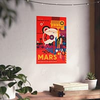 18195579383425025490_2048.jpeg Mars - Multiple Tours Available - NASA Travel Ad (2018) - Space Age Poster Print