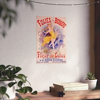 1964553862698729794_2048.jpeg Folies Bergère, Fleur de Lotus – Jules Chéret (1893) – Art Nouveau Poster Print