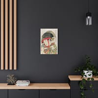 2004247266940400937_2048.jpeg Yoshiwara Suzume - Kitagawa Utamaro (1780) - Japanese Woodblock Canvas Print