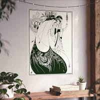 2069989273341285695_2048.jpeg Aubrey Beardsley – The Peacock Skirt (1893) – Art Nouveau Poster Print