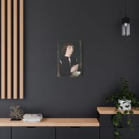 2202195129153933446_2048.jpeg Portrait of a Young Man at Prayer – Hans Memling (c. 1485-1490) – Renaissance Canvas Print