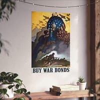 2565015569693556106_2048.jpeg Buy War Bonds - Newell Convers Wyeth (1942) - Patriotic WWII Poster Print