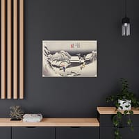 2895328546387159596_2048.jpeg Evening Snow at Kanbara – Utagawa Hiroshige (1833) – Japanese Woodblock Canvas Print