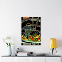 2910615414847882479_2048.jpeg Farmers Wanted – NASA Recruitment Ad – Space Age Poster Print