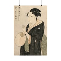 3056789024302527462_2048.jpeg Woman Holding a Fan - Kitagawa Utamaro (c. 1793) - Japanese Woodblock Poster Print