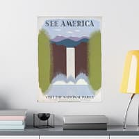 3064237547611887353_2048.jpeg See America, Visit the National Parks – Works Progress Administration (c. 1930s) – Vintage Travel Poster Print