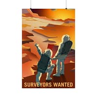 3127529675472031347_2048.jpeg Surveyors Wanted – NASA Recruitment Ad – Space Age Poster Print