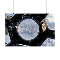 3301933277571113713_2048.jpeg Earth view from the cupola onboard the International Space Station - NASA (2015) - Space Age Poster Print