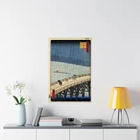 3435481957828075723_2048.jpeg Sudden Shower over Shin-Ōhashi Bridge and Atake – Utagawa Hiroshige (1857) – Japanese Woodblock Poster Print