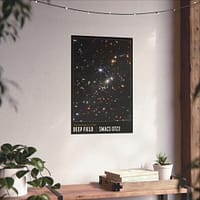 3473124029647110238_2048.jpeg Deep Field - NIRCam Compass Image - NASA James Webb Space Telescope - Space Age Poster Print