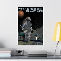 3670208380092792563_2048.jpeg Work the Night Shift – NASA Recruitment Ad – Space Age Poster Print