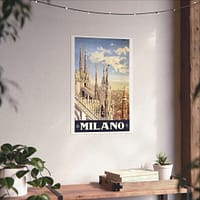 3703440223491191907_2048.jpeg Milano (Milan), Italy – ENIT Italian National Tourist Board (c. 1920) – Vintage Travel Poster Print