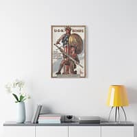 3889104345358147611_2048.jpeg Weapons for Liberty - U.S.A. bonds - J.C. Leyendecker (c. 1918) - Patriotic WWI Canvas Print
