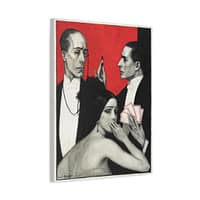 4159278977538116931_2048.jpeg See, Jack, he said, his manner wild and delirious - Wladyslaw Theodore Benda (1922) - Art Deco Canvas Print