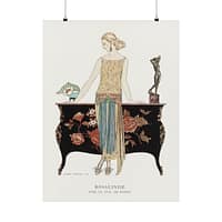 4279578960266355571_2048.jpeg Rosalinde, Robe du soir - George Barbier (1922) - Art Deco Poster Print