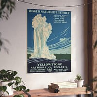 4361799299161274207_2048.jpeg Yellowstone National Park – Works Progress Administration (c. 1930s) – Vintage Travel Poster