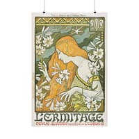 4905764517551723054_2048.jpeg L'Ermitage - Paul Berthon (1897) - Art Nouveau Poster Print