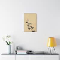4907991779321960498_2048.jpeg Blue Blossom of Morning Glory on Vine - Katsushika Hokusai (1830) - Japanese Woodblock Canvas Print