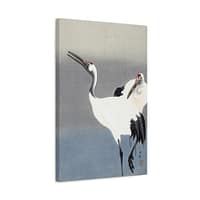 4964990162625989911_2048.jpeg Two Cranes – Ohara Koson (c. 1910) – Japanese Woodblock Canvas Print