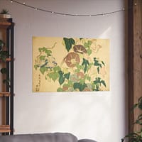 5351144249646459783_2048.jpeg Morning Glories and Tree Frog - Katsushika Hokusai (c. 1833-34) - Japanese Woodblock Poster Print