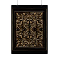 5389213365611586683_2048.jpeg Art Deco Geometric Velvet Pattern (c. 1920-1930) - Art Deco Poster Print