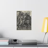 5522141319001019911_2048.jpeg Knight, Death, and the Devil – Albrecht Dürer (1513) – Renaissance Poster Print