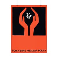 5735324154953511473_2048.jpeg For a Sane Nuclear Policy - Saul Bass (1964) - Atomic Age Poster Print