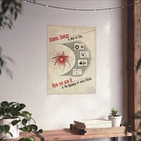 5856975260965632007_2048.jpeg Atomic Energy Is Here to Stay – U.S. Government (c. 1950s) – Atomic Age Poster Print