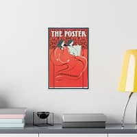 598384537817833681_2048.jpeg The Poster, Miss Art and Miss Litho – Elisha Brown Bird (1896) – Art Nouveau Poster Print