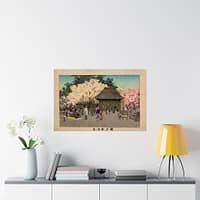 5986608914422419827_2048.jpeg Plum Garden at Kameido – Kobayashi Kiyochika (1879) – Japanese Woodblock Poster Print