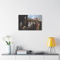6031351490008793463_2048.jpeg Agrippina Landing at Brundisium with the Ashes of Germanicus – Benjamin West (1768) – Classical Canvas Print