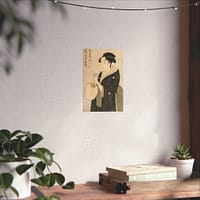 6067850248237989669_2048.jpeg Woman Holding a Fan - Kitagawa Utamaro (c. 1793) - Japanese Woodblock Poster Print